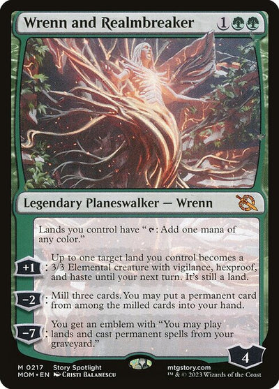 Wrenn and Realmbreaker (MOM) #217 - NM