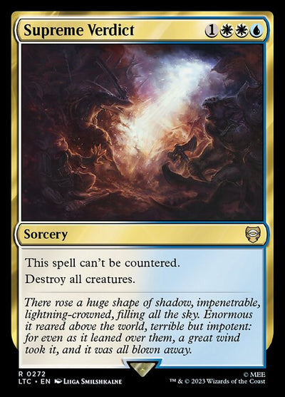 Supreme Verdict (LTC) #272 - NM