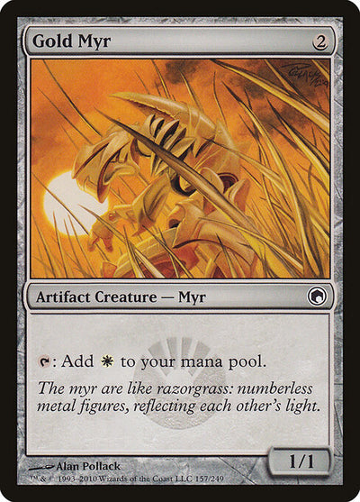 Gold Myr (SOM) #157 - NM