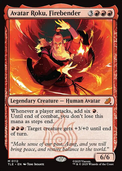 Avatar Roku, Firebender (TLE) #112 - NM