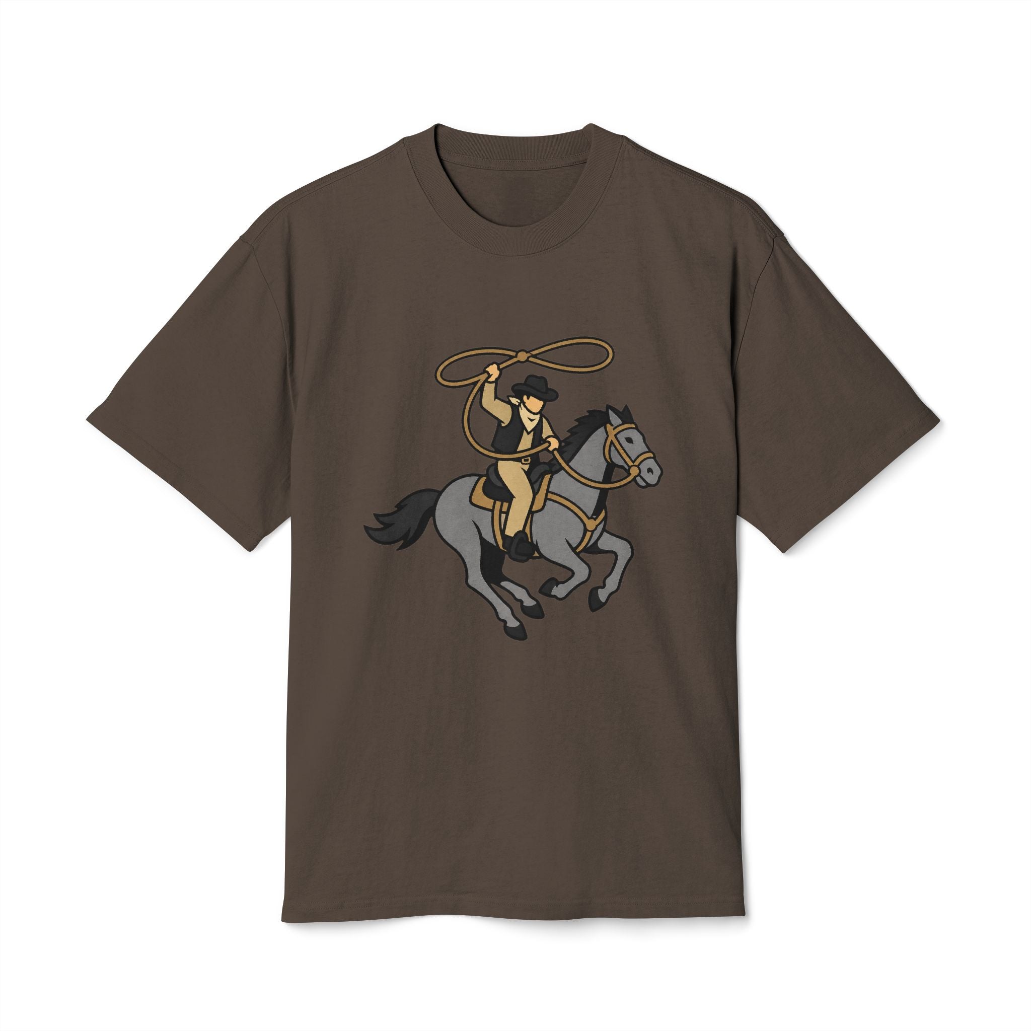 Cowgirl Lasso Tee — Vintage Rodeo Horse Riding T-Shirt