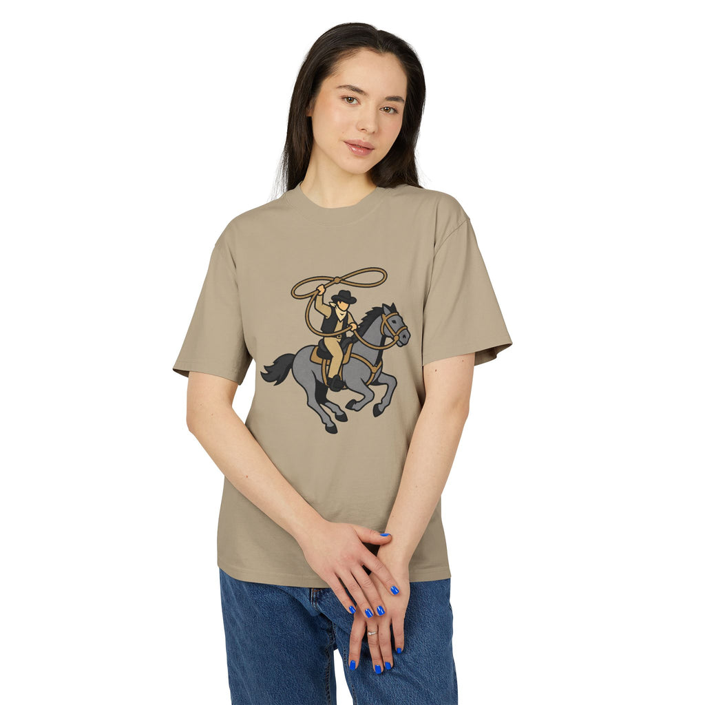 Cowgirl Lasso Tee — Vintage Rodeo Horse Riding T-Shirt