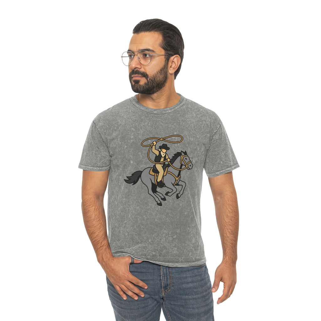 Cowgirl Lasso Graphic T‑Shirt — Western Horse Riding Tee