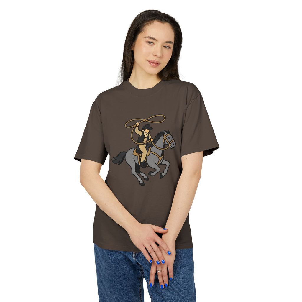 Cowgirl Lasso Tee — Vintage Rodeo Horse Riding T-Shirt