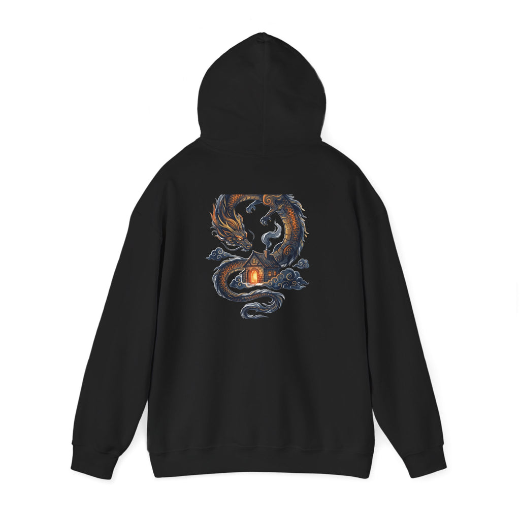 Aether Inn Common Room - Dragon Over the Inn Hoodie