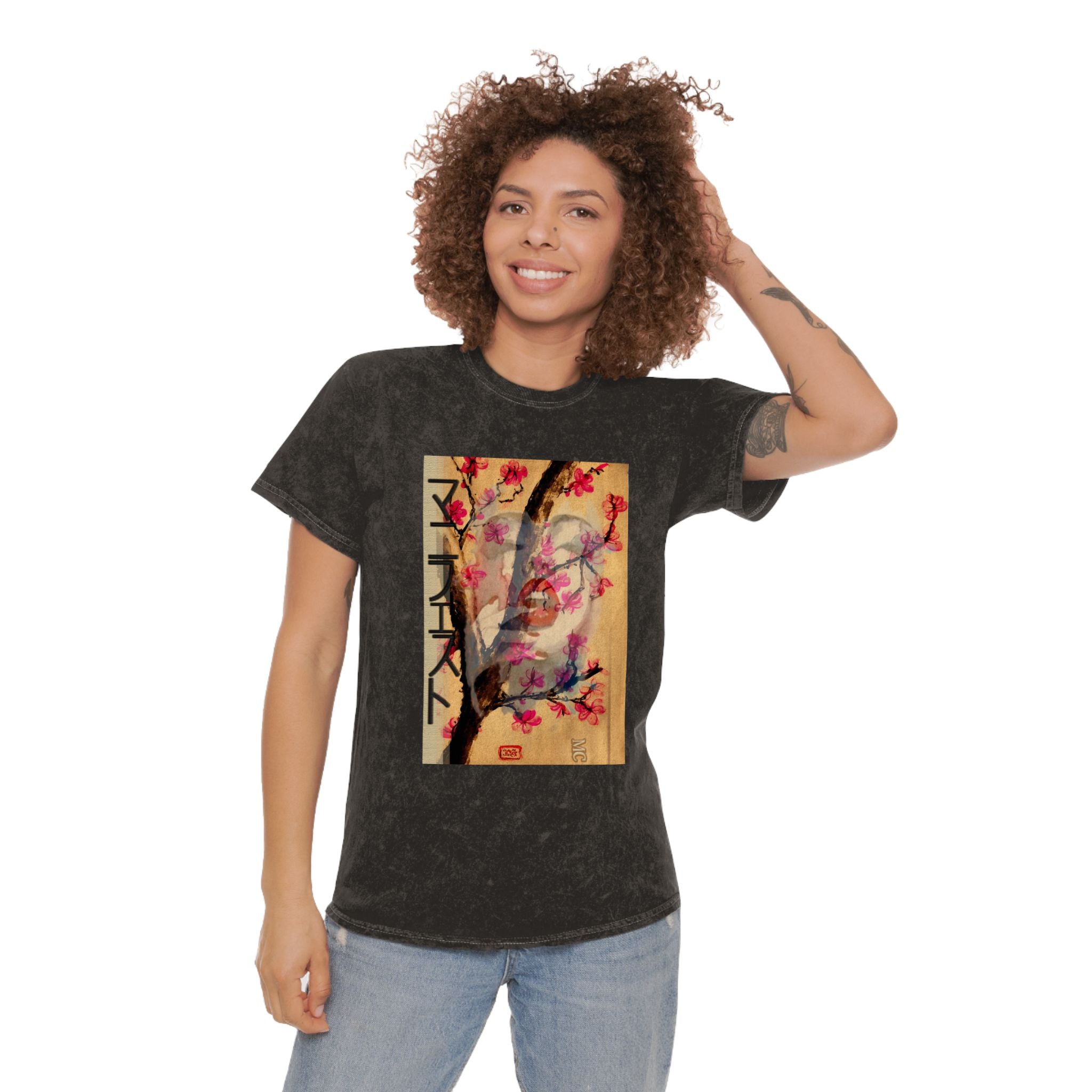 Cherry Blossom Kimono Art T-Shirt