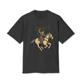 Cowboy & Horse Graphic Tee — Western Rodeo Lasso Shirt