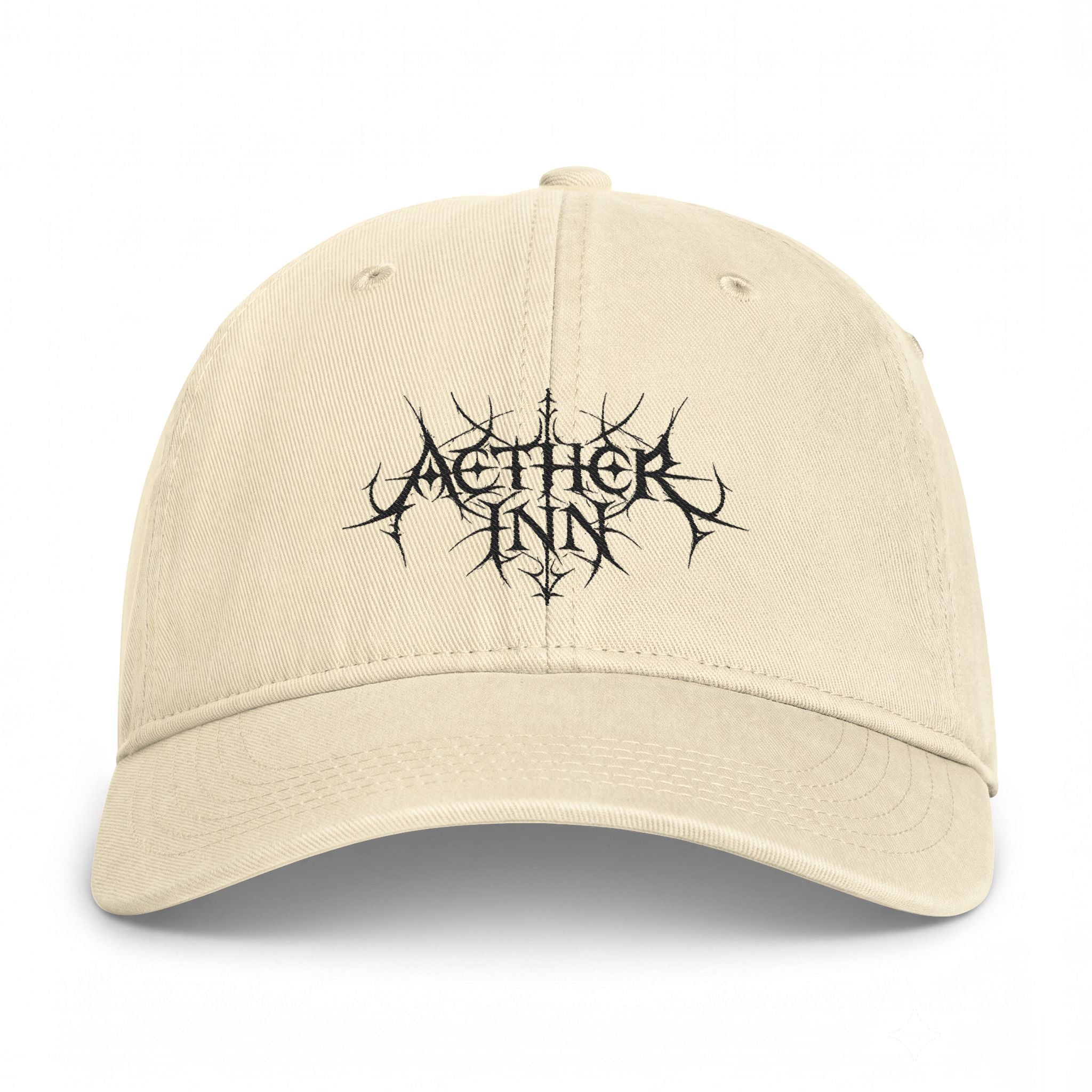 Aether Inn Vintage Wash - Wordmark Cap (Light Tones)
