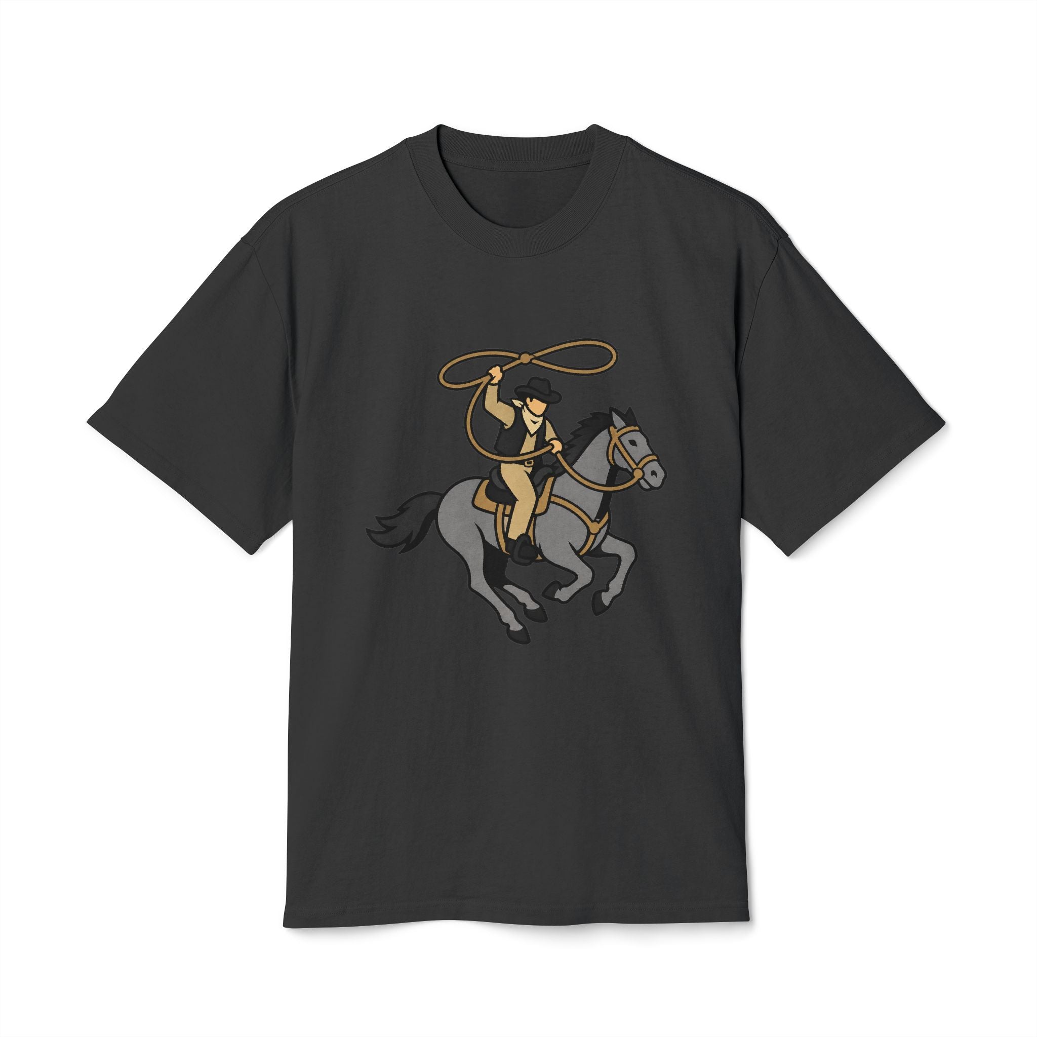 Cowgirl Lasso Tee — Vintage Rodeo Horse Riding T-Shirt