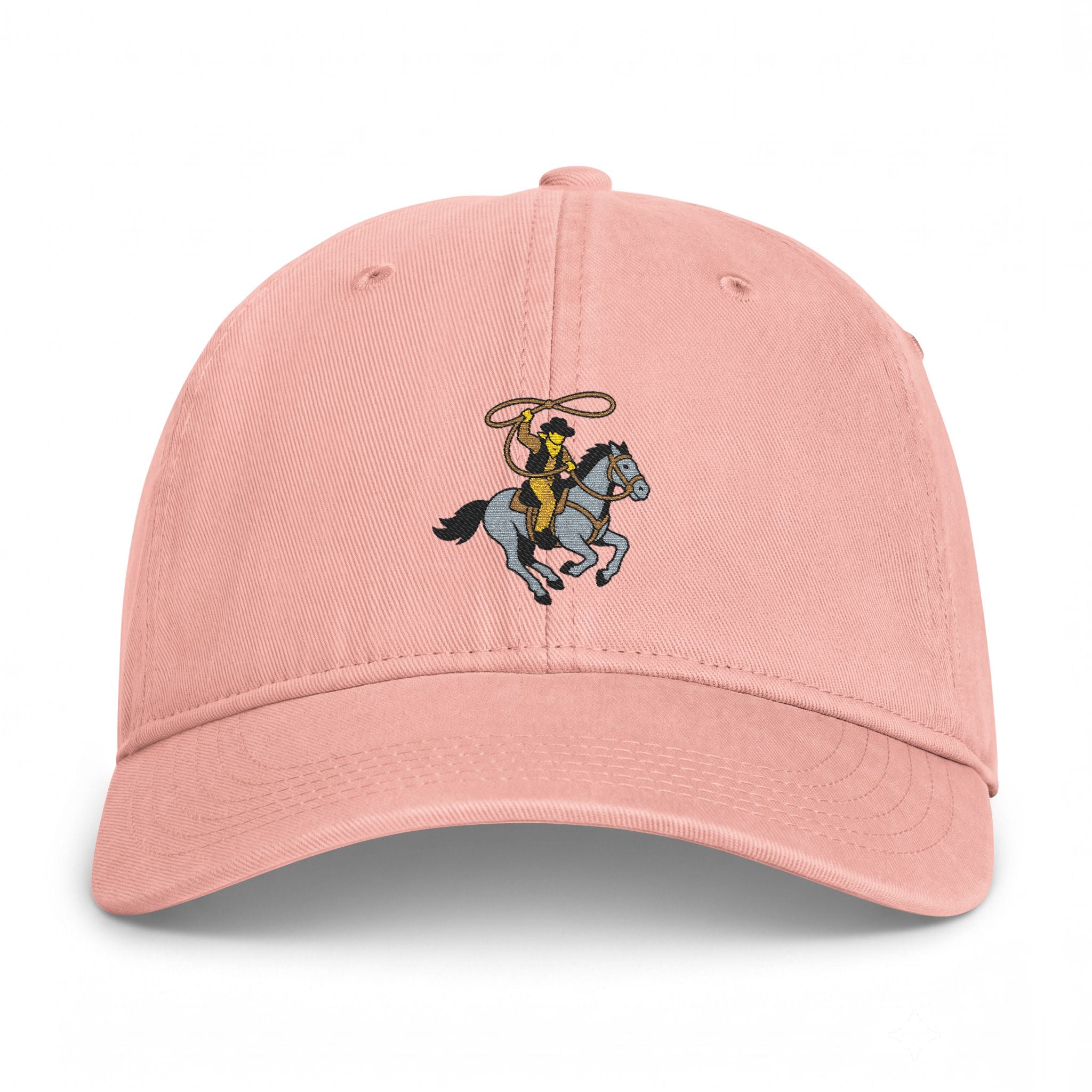 Vintage Rodeo Embroidered Cap — Washed Coastal Baseball Hat