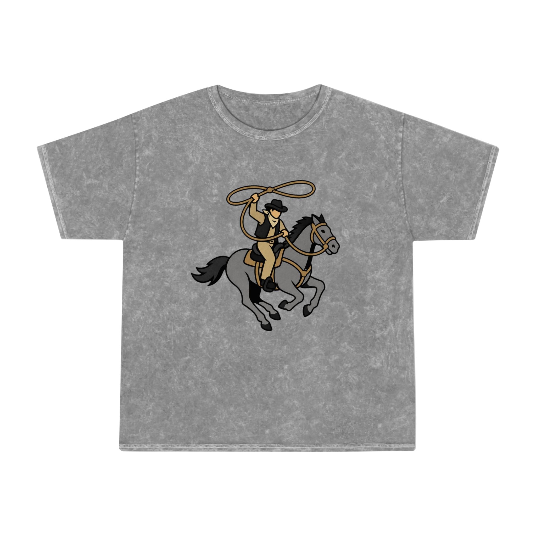 Cowgirl Lasso Graphic T‑Shirt — Western Horse Riding Tee