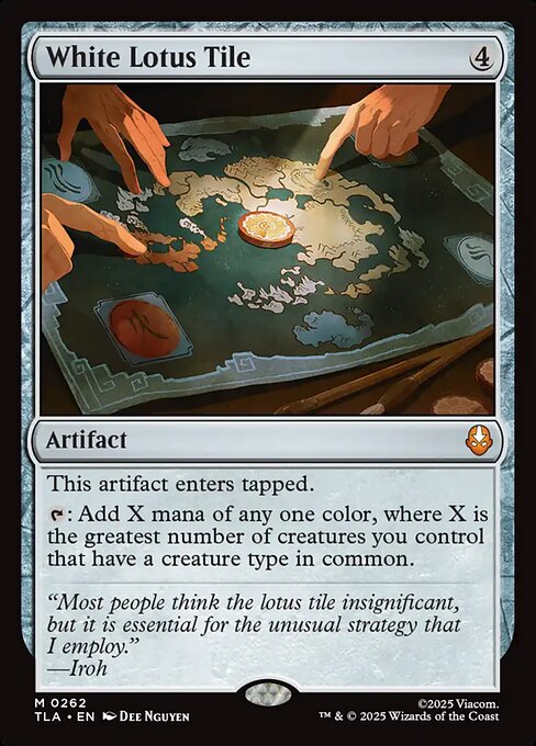White Lotus Tile (TLA) #262 - NM