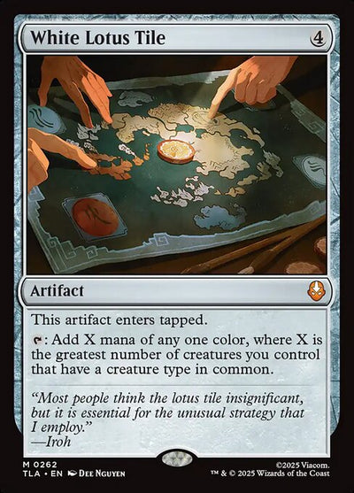 White Lotus Tile (TLA) #262 - NM