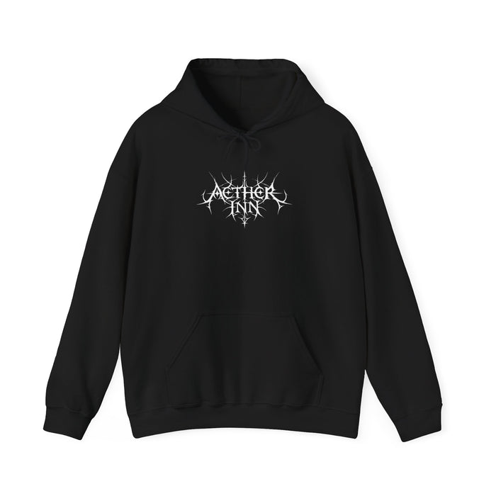 Aether Inn Common Room - Wordmark White Hoodie
