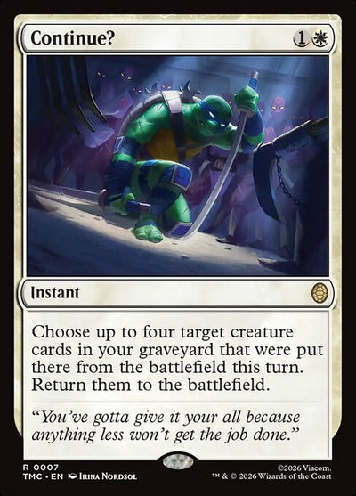 Continue? (TMC) #7 - NM