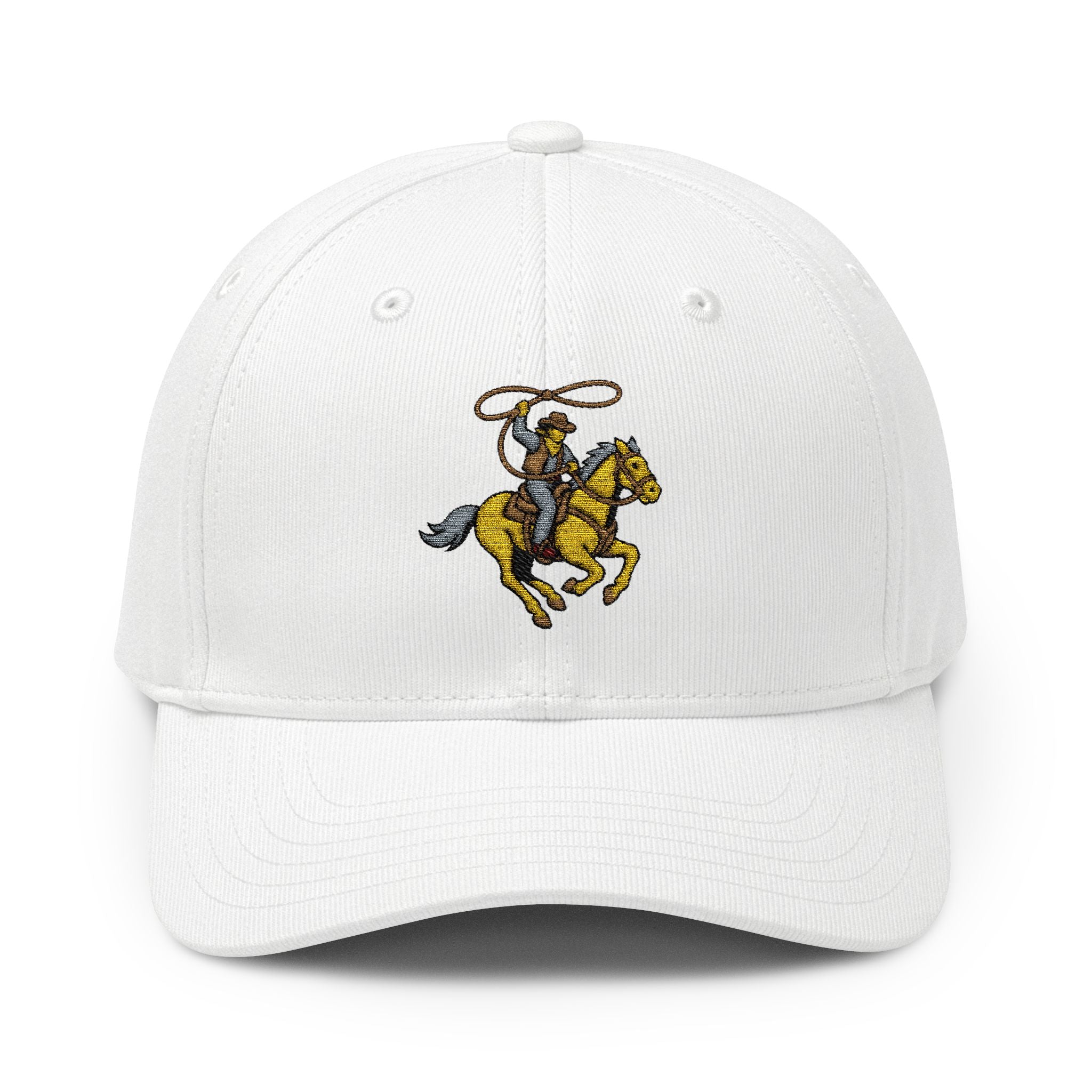 Embroidered Cowboy Rider Cap — Western Rodeo Adidas Baseball Hat