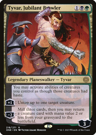 Tyvar, Jubilant Brawler (ONE) #218 - NM Foil