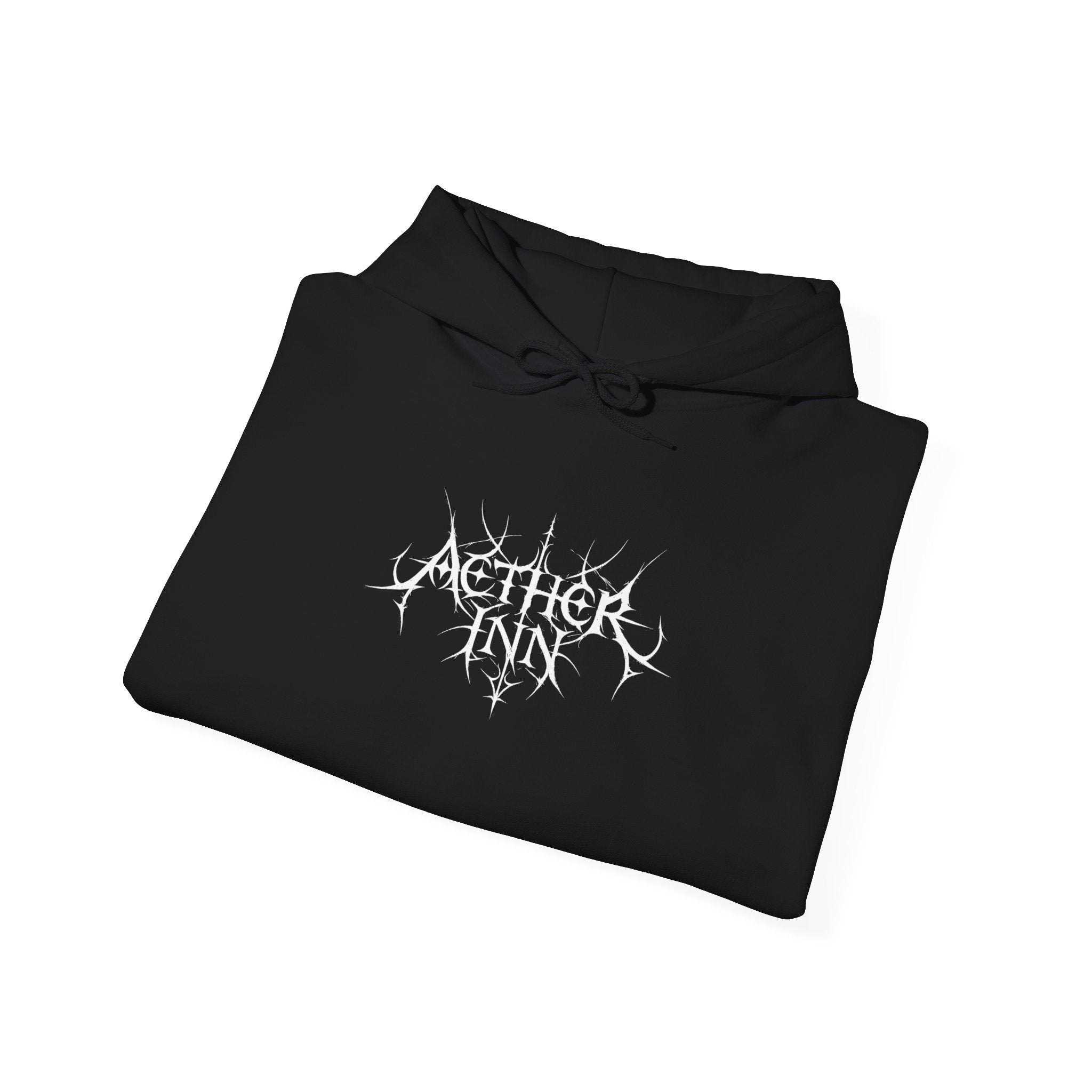 Aether Inn Common Room - Wordmark White Hoodie