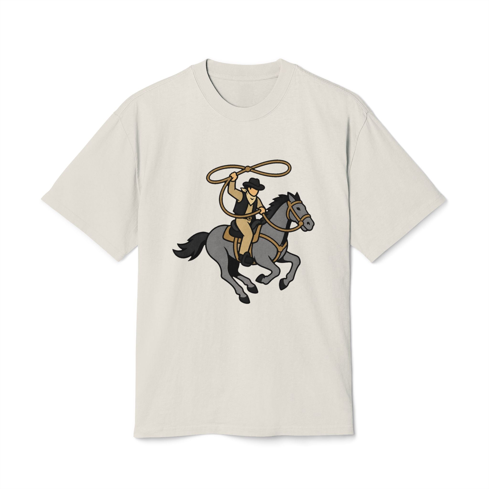 Cowgirl Lasso Tee — Vintage Rodeo Horse Riding T-Shirt