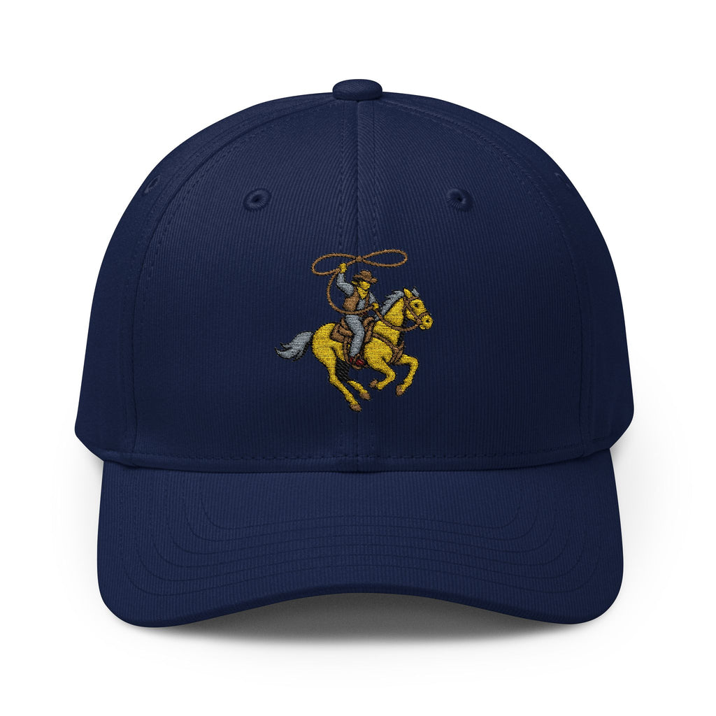 Embroidered Cowboy Rider Cap — Western Rodeo Adidas Baseball Hat