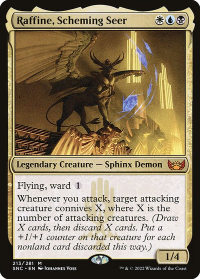 Raffine, Scheming Seer (SNC) #213 - NM Foil