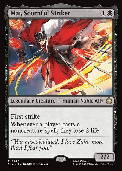Mai, Scornful Striker (TLA) #109 - NM