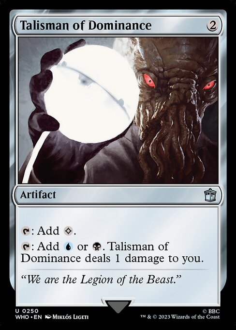 Talisman of Dominance (WHO) #250 - NM
