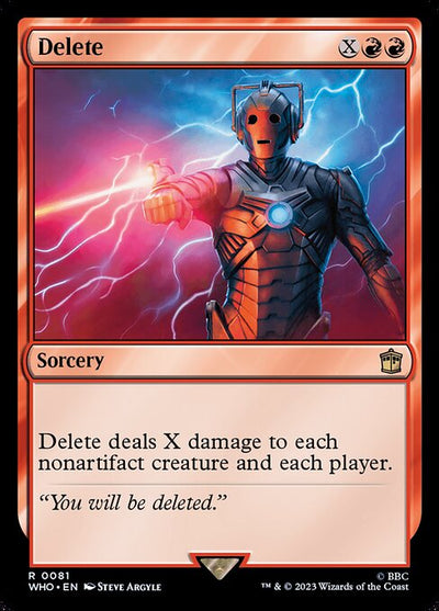 Delete (WHO) #81 - NM
