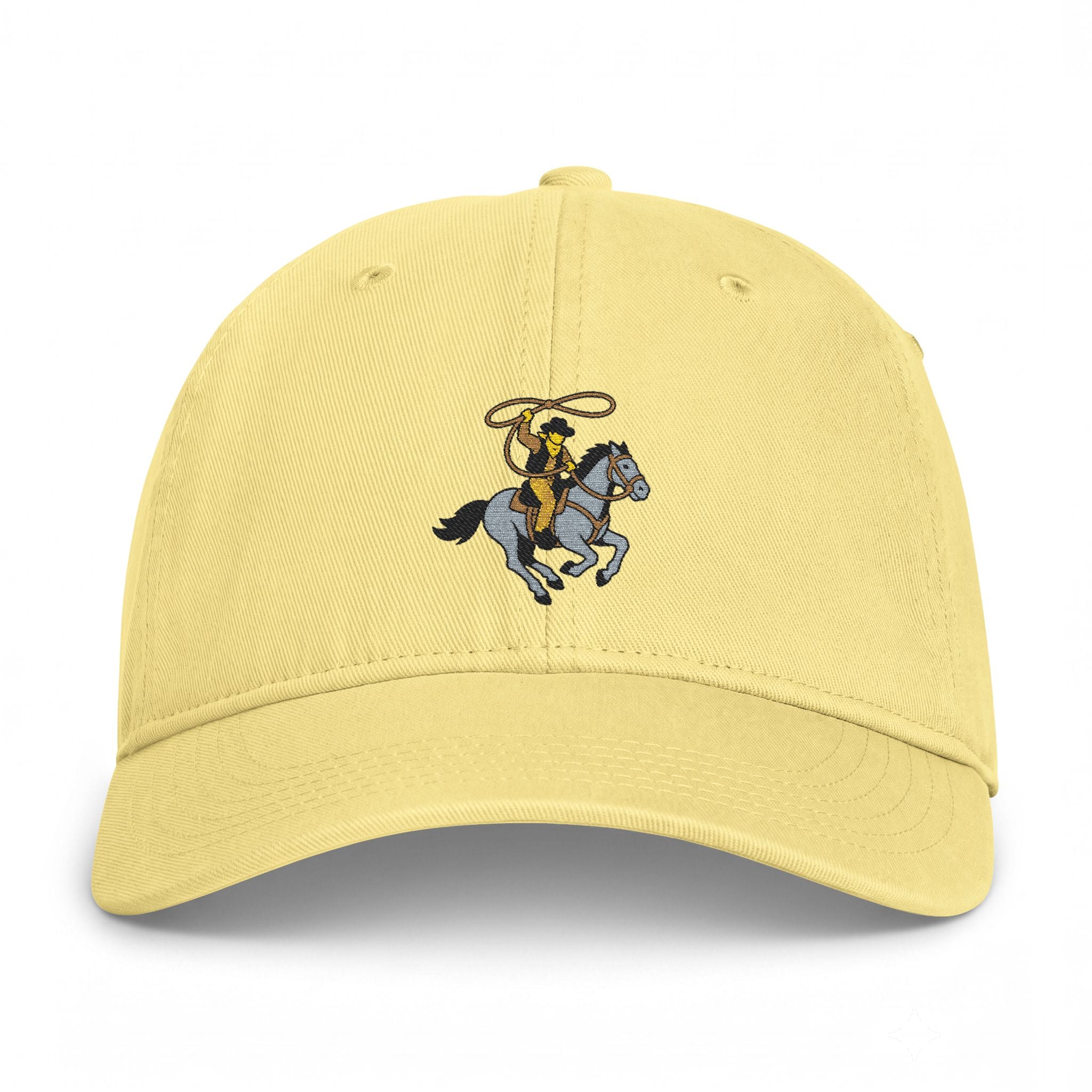 Vintage Rodeo Embroidered Cap — Washed Coastal Baseball Hat