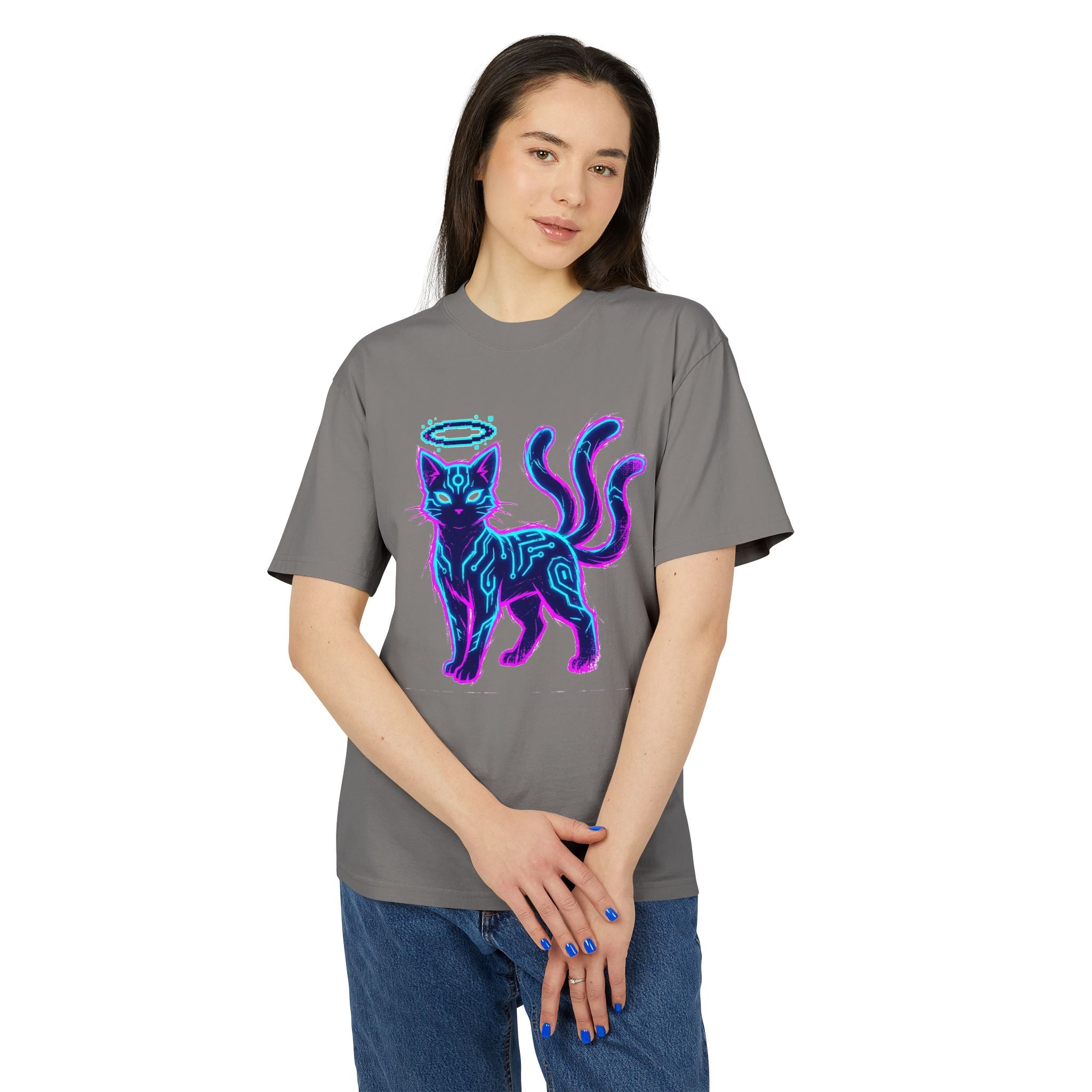 Aether Inn Heavy Knit - Cat Spirit Tee