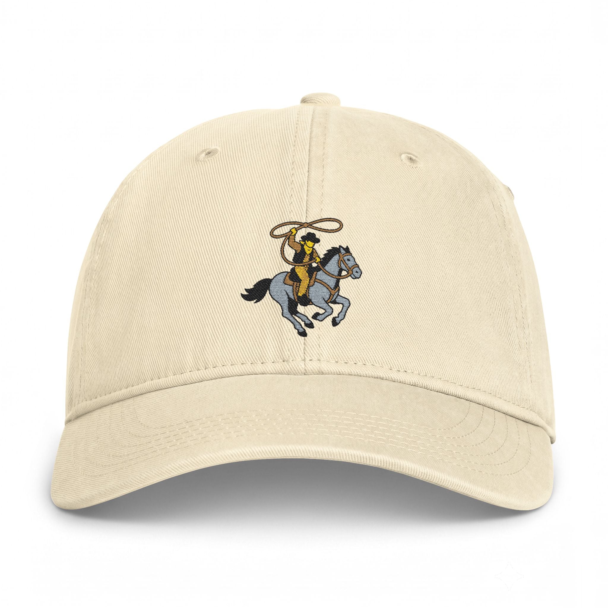 Vintage Rodeo Embroidered Cap — Washed Coastal Baseball Hat