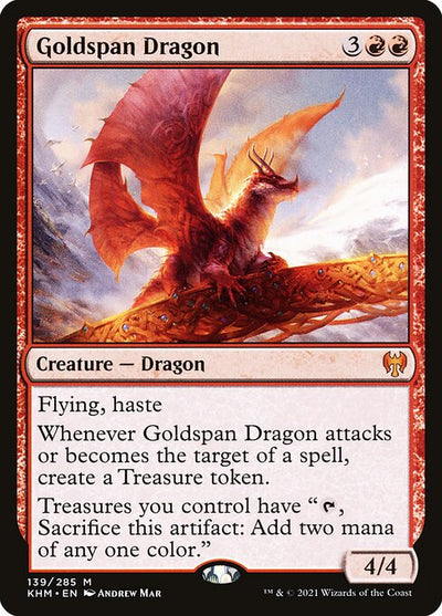 Goldspan Dragon (KHM) #139 - NM