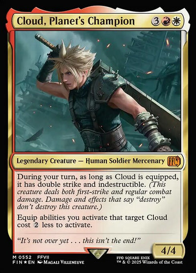 Cloud, Planet's Champion (FIN) #552 - NM Foil