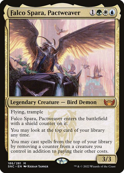 Falco Spara, Pactweaver (SNC) #186 - NM Foil