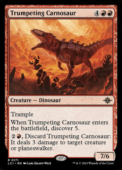 Trumpeting Carnosaur (LCI) #171 - NM Foil