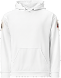 Aether Inn Full Print Cotton Hoodie "Spirit Walk" White