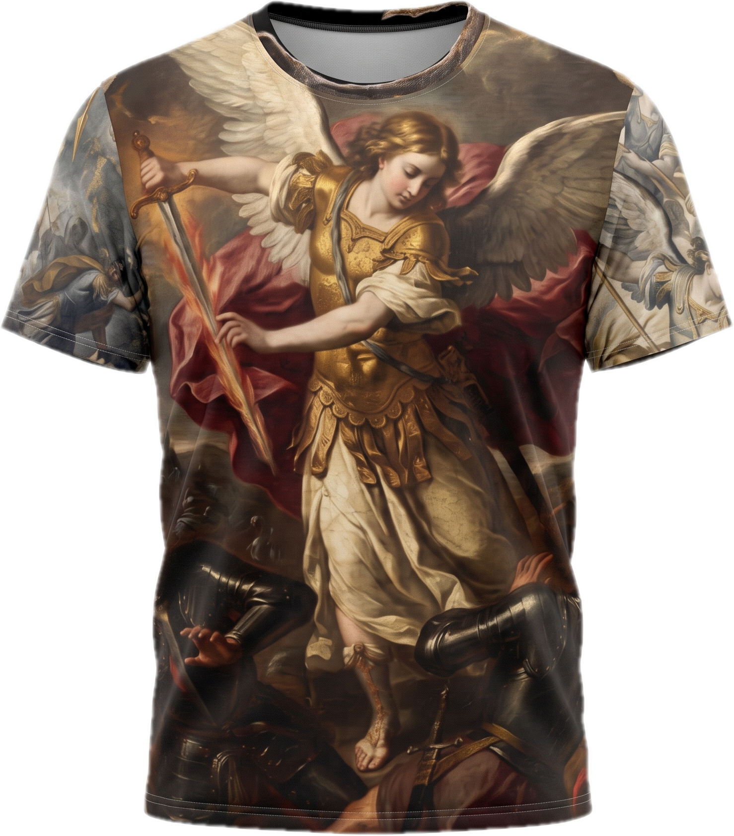 Aether Inn Full Print Cotton Tee "Mercy Withheld" Black