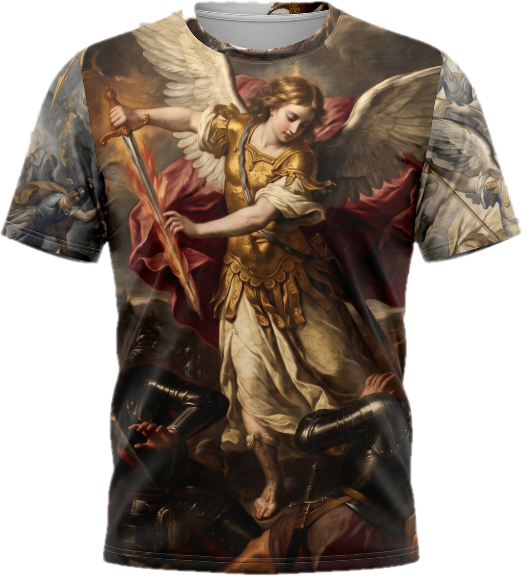 Aether Inn Full Print Cotton Tee "Mercy Withheld" White