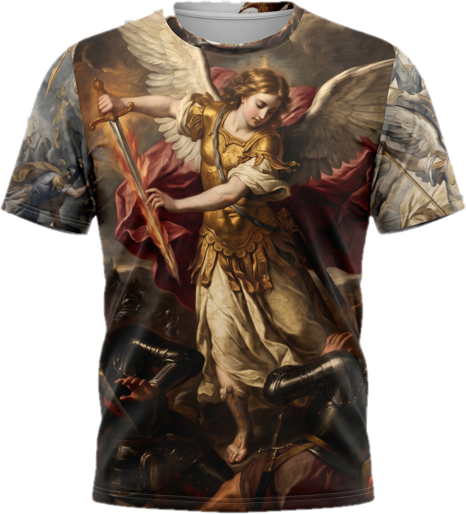 Aether Inn Full Print Cotton Tee "Mercy Withheld" White